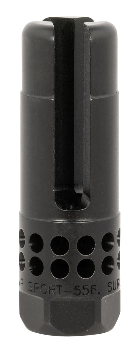SureFire WARCOMPSPORT5561228 Warcomp Sport Flash Hider 5.56mm, Open Tine 3-Prong, 1/2"-28 tpi