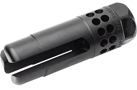 SureFire WARCOMPSPORT7625824 Warcomp Sport Flash Hider 7.62mm NATO, 5/8"-24 tpi, Open Tine 3-Prong