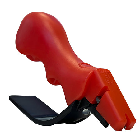 AccuSharp 1001C Diamond-Honed Carbide Knife & Scissor Sharpener, Red Handle
