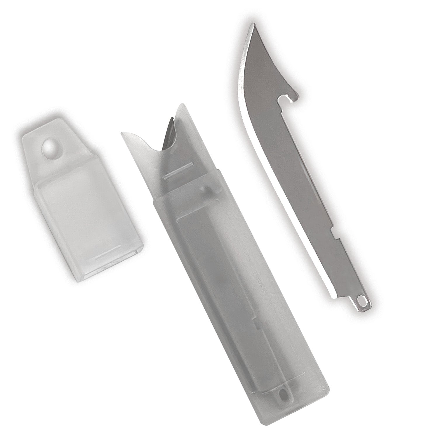 AccuSharp 742C Replaceable Blade Razor Knife Replacement Blades, 3.50" Stainless Steel, 6-Pack