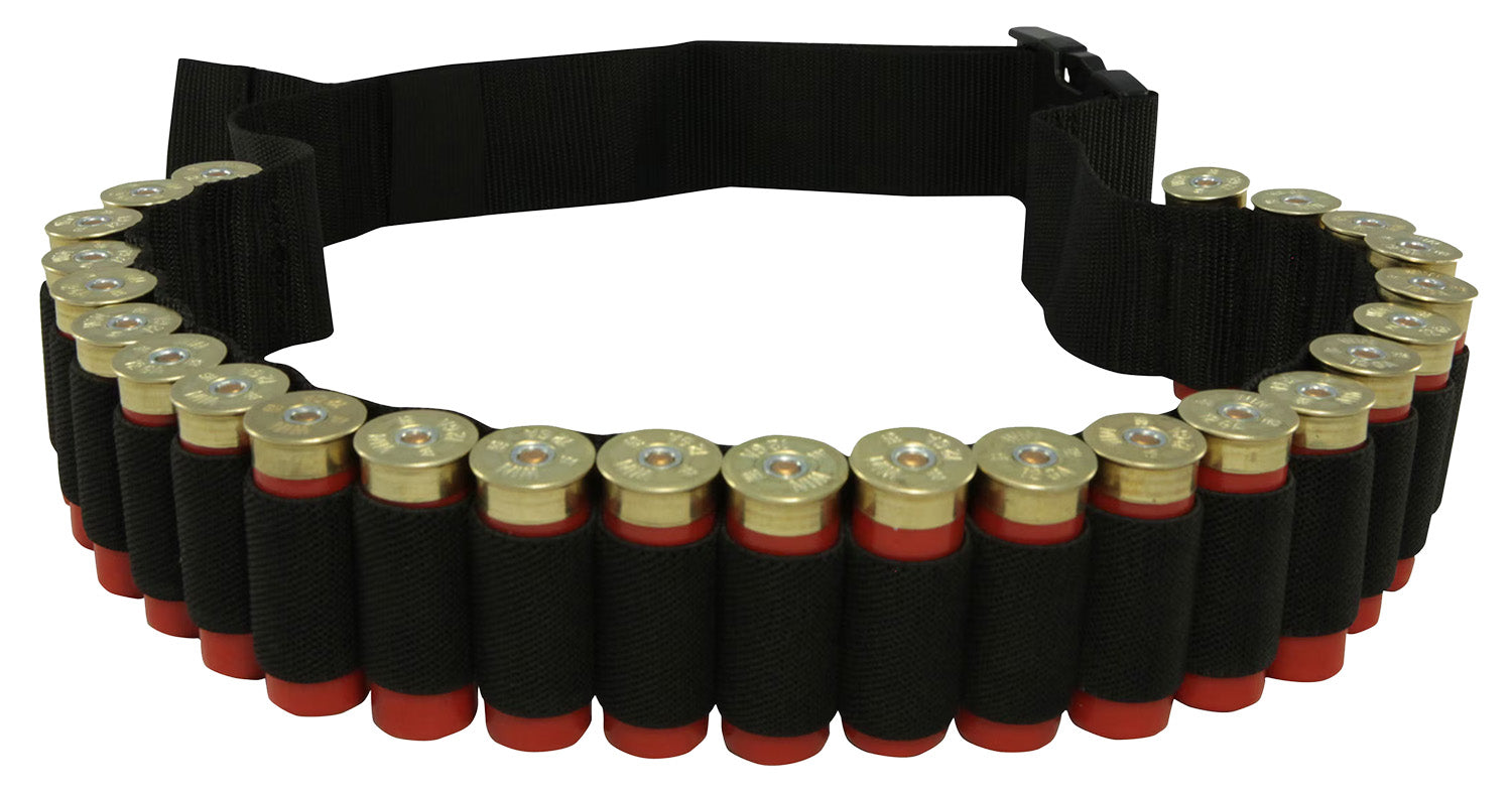 Hunters Specialties 00680 Shotgun Shell Belt Black Nylon 25-Shell Waist Mount