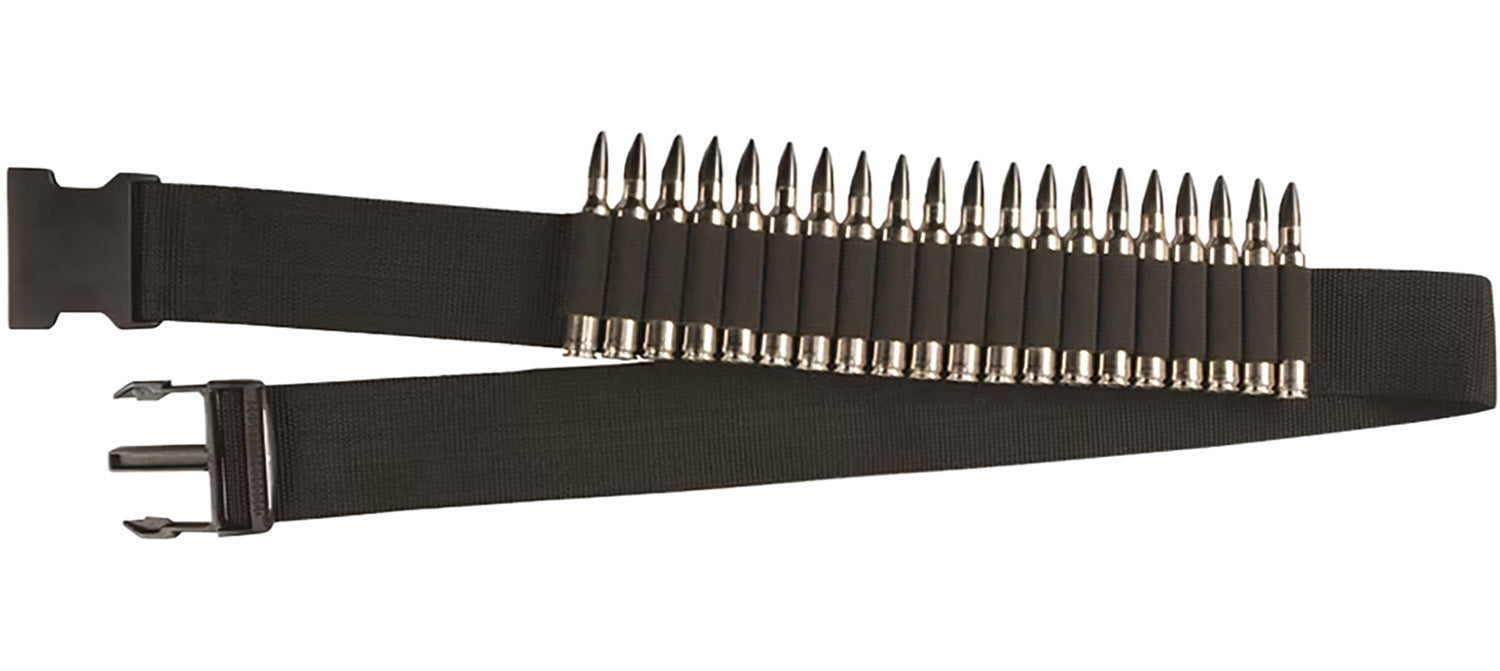 Hunters Specialties 00682 Rifle Shell Belt Black Nylon Webb 20-Round Waist Mount