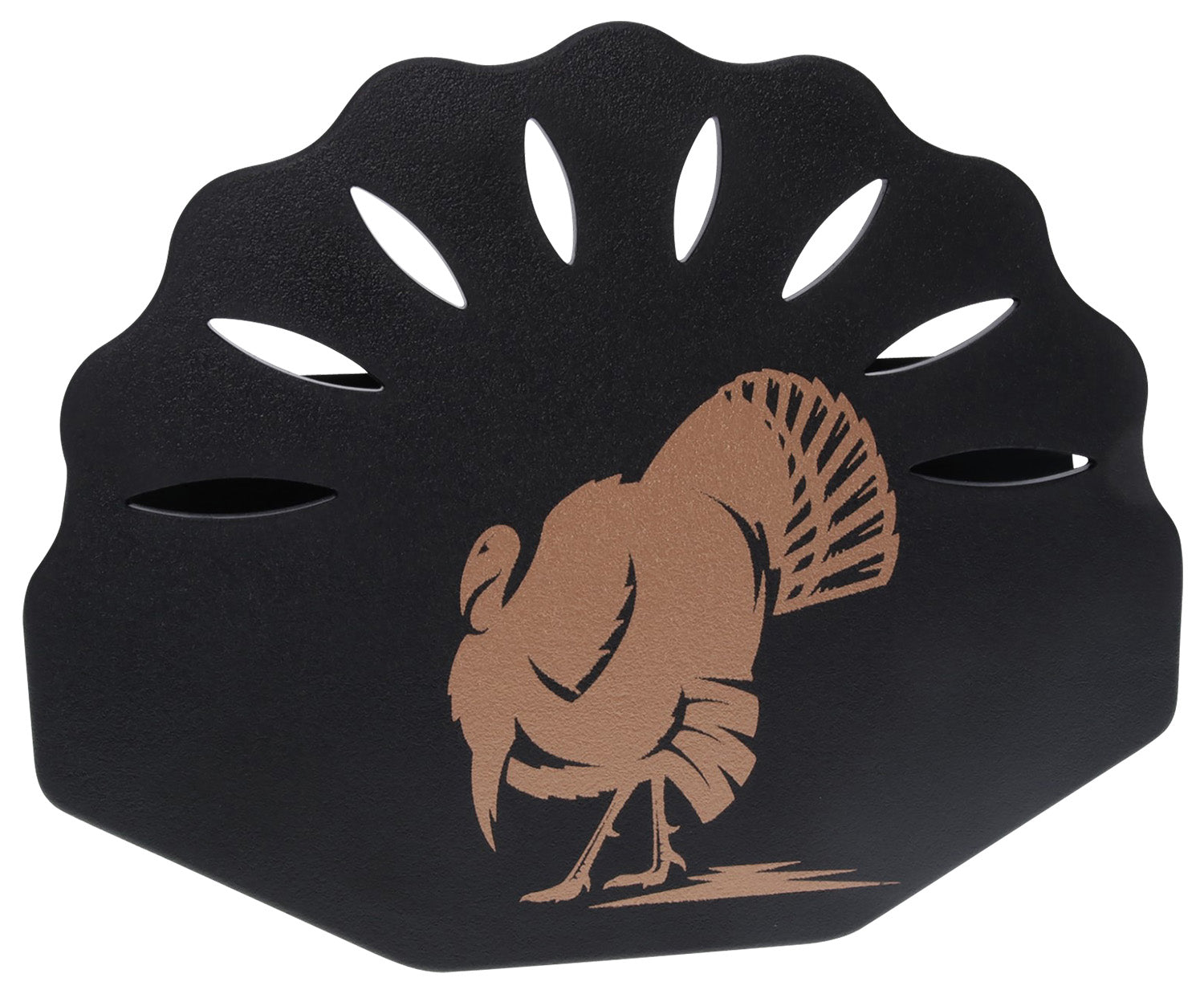 HS Strut Turkey Tail Mounting Plaque with Brass Nameplate and Hardware