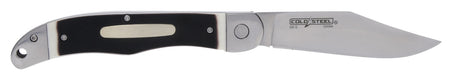 Cold Steel Ranch Boss II 4" Folding Clip Point Knife, Satin Polished Blade, Faux Sawed Bone Handle