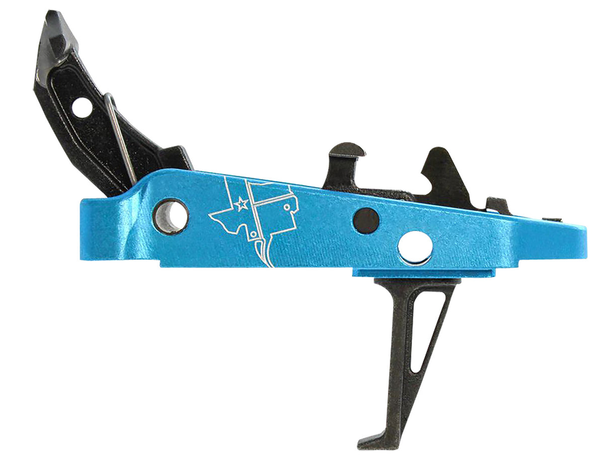 CMC Triggers 47403 AK Drop-In Trigger Group 2.0 Single-Stage Flat 2.50 lbs Black w/ Blue Housing