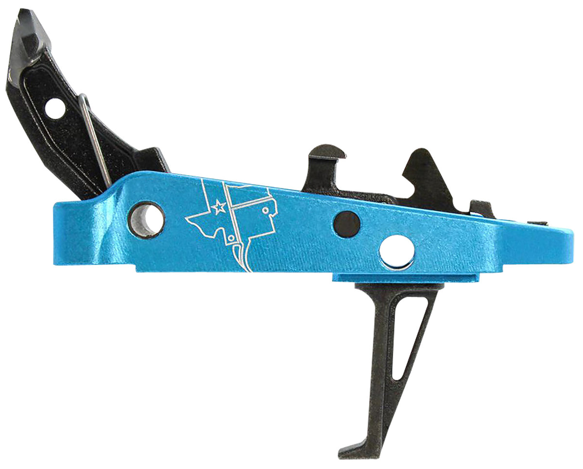 CMC Triggers 47503 AK Drop-In Trigger Group 2.0 Single-Stage Flat 3.50 lbs Black w/ Blue Housing