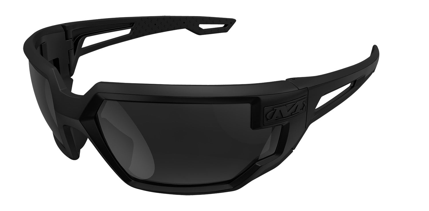 Mechanix Wear VXF20AFPU Vision Type-X Tactical Safety Glasses Black Lens Anti-Scratch Black Frame