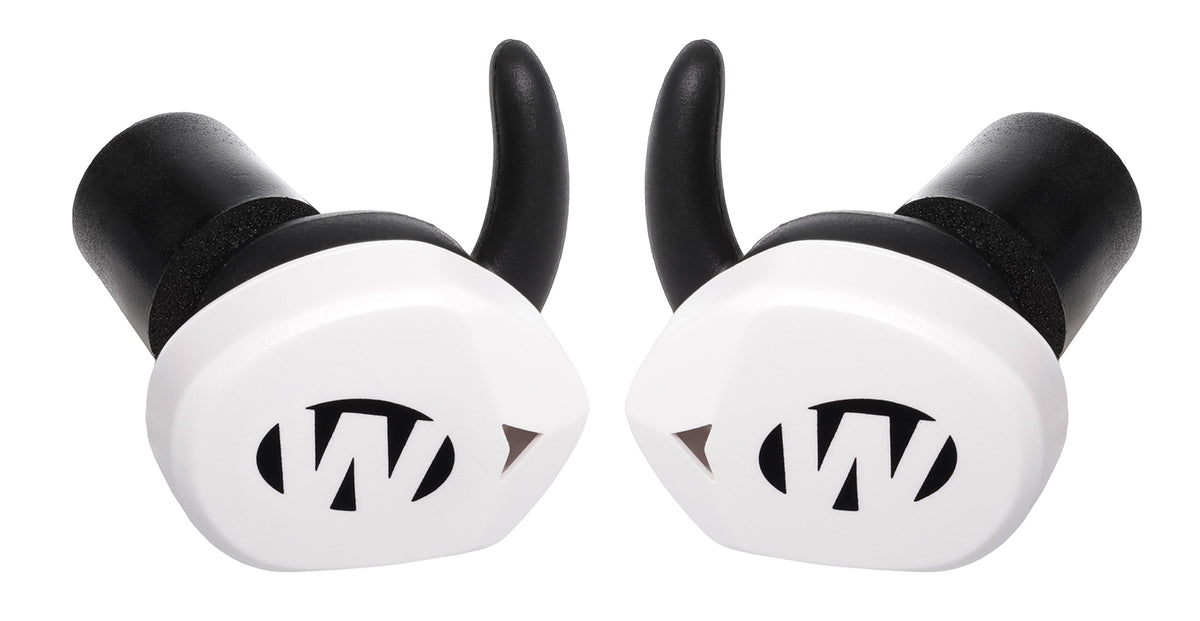 Walker's GWPSLCR2BTWHT Silencer BT 2.0 Electronic Ear Buds Bluetooth 5.0 White Polymer