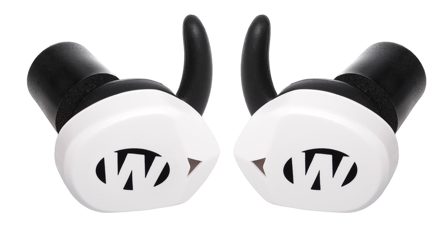 Walker's GWPSLCR2BTWHT Silencer BT 2.0 Electronic Ear Buds Bluetooth 5.0 White Polymer