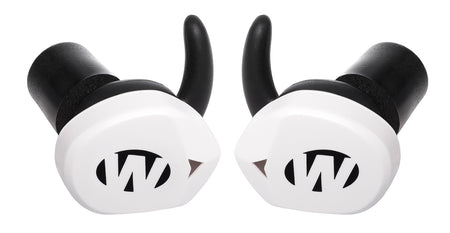 Walker's GWPSLCR2BTWHT Silencer BT 2.0 Electronic Ear Buds Bluetooth 5.0 White Polymer