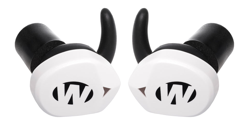Walker's GWPSLCR2BTWHT Silencer BT 2.0 Electronic Ear Buds Bluetooth 5.0 White Polymer