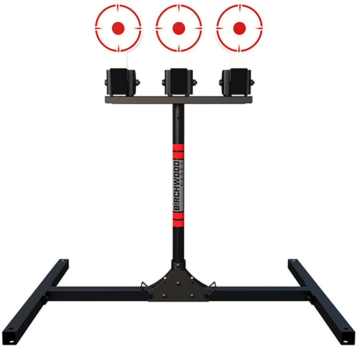 Birchwood Casey 3TPR 3 Spring-Loaded Self-Resetting Steel Plate Rack Target AR500 6" Plates