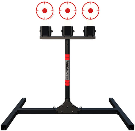 Birchwood Casey 3TPR 3 Spring-Loaded Self-Resetting Steel Plate Rack Target AR500 6" Plates