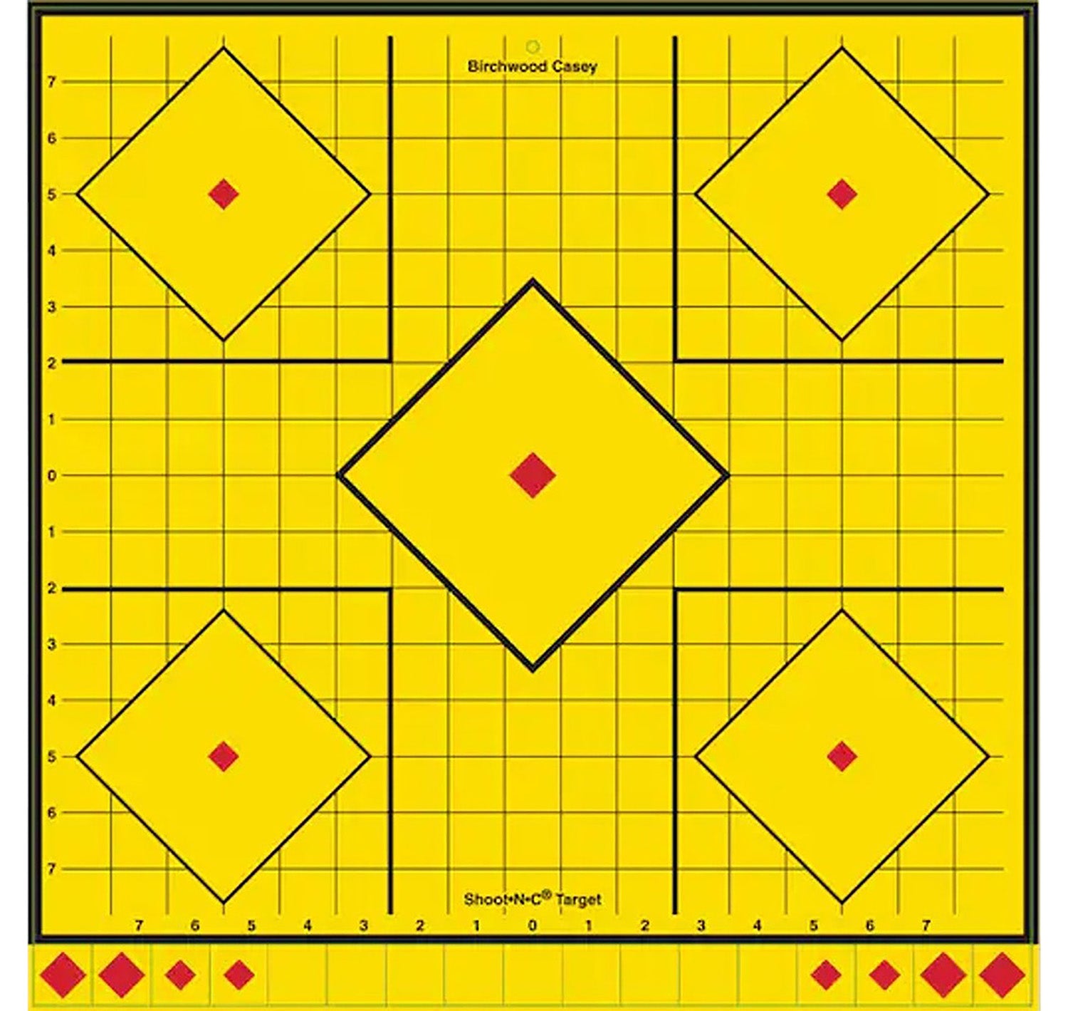 Birchwood Casey LRSIT-5PK Long Range Self-Adhesive Diamond Paper Target 17.75" 5 Pack