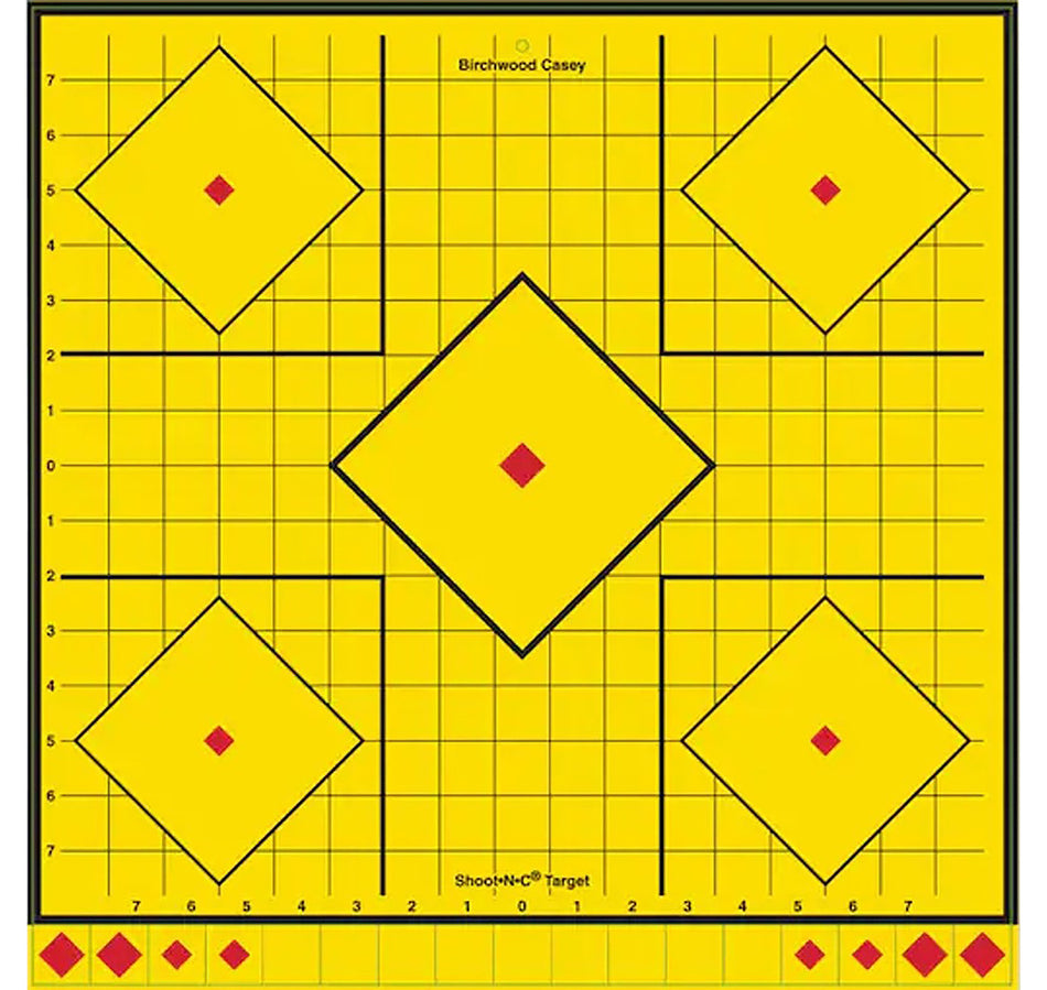 Birchwood Casey LRSIT-5PK Long Range Self-Adhesive Diamond Paper Target 17.75" 5 Pack