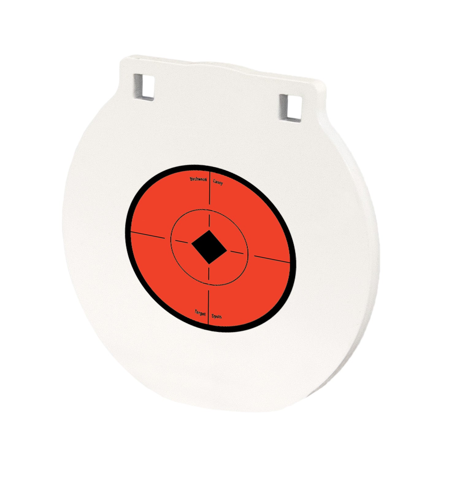 Birchwood Casey RND8 8" Round NM500 Steel Hanging Target Plate for Centerfire Rifle/Handgun