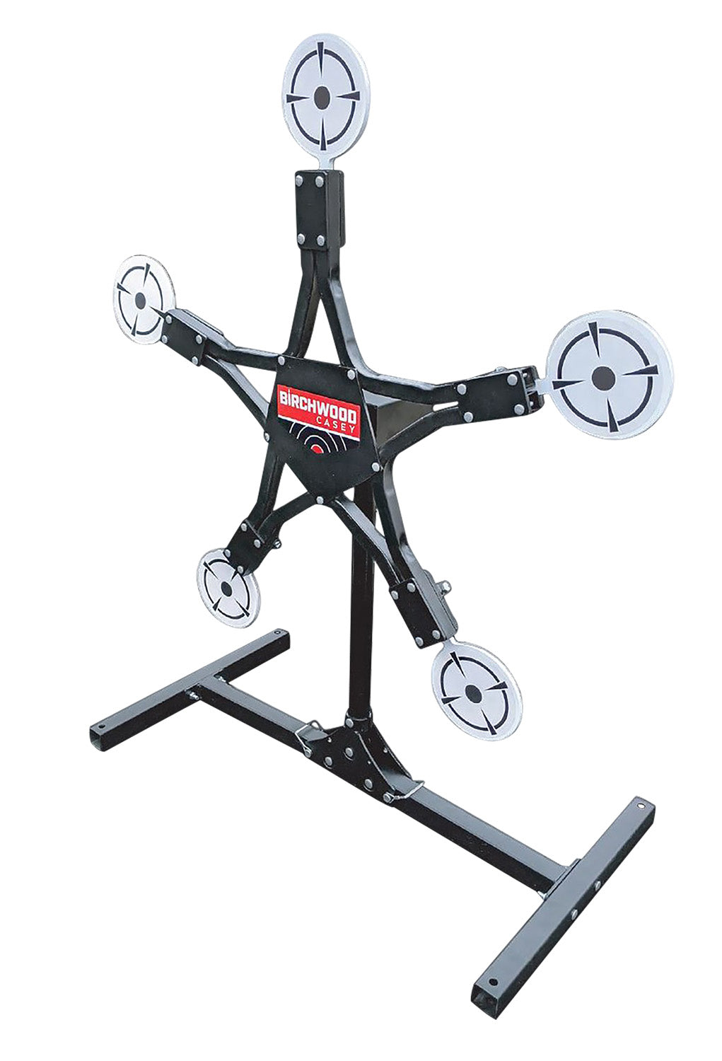 Birchwood Casey Texas Star AR500 Steel Plinking Target 0.37" Thick Standing Black/Gray