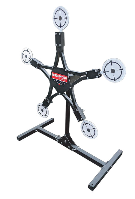Birchwood Casey Texas Star AR500 Steel Plinking Target 0.37" Thick Standing Black/Gray
