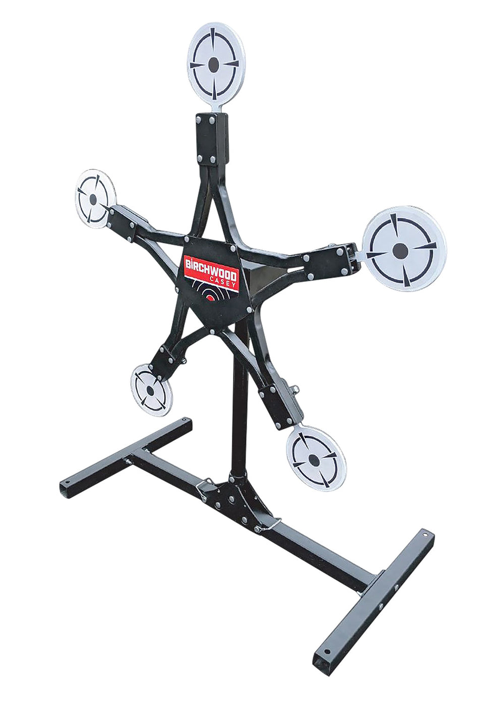 Birchwood Casey Texas Star AR500 Steel Plinking Target 0.37" Thick Standing Black/Gray