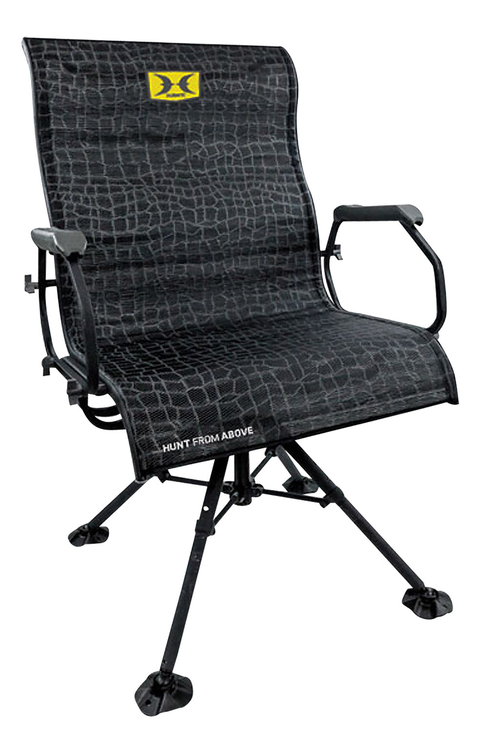 Hawk HWK3115 Big Denali Blind Chair Folding Black Mesh XXL