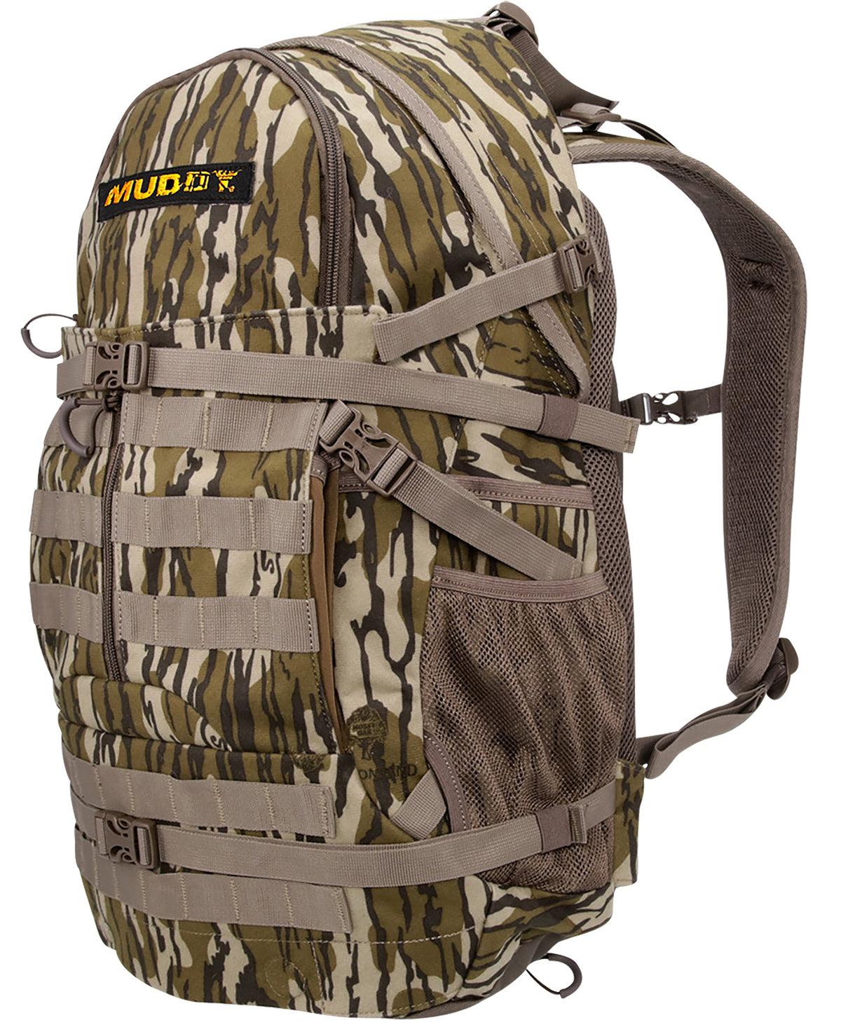 Muddy MUD-BPK-1300MO Pro 1300 Hunting Pack Mossy Oak Bottomland Polyester with MOLLE