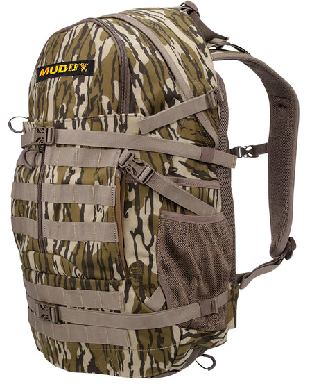 Muddy MUD-BPK-1300MO Pro 1300 Hunting Pack Mossy Oak Bottomland Polyester with MOLLE