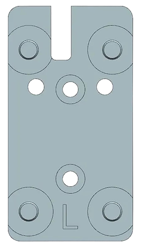 Beretta USA EUS03051 90/92 Silver RDO Optic Plate Leupold Pattern Footprint