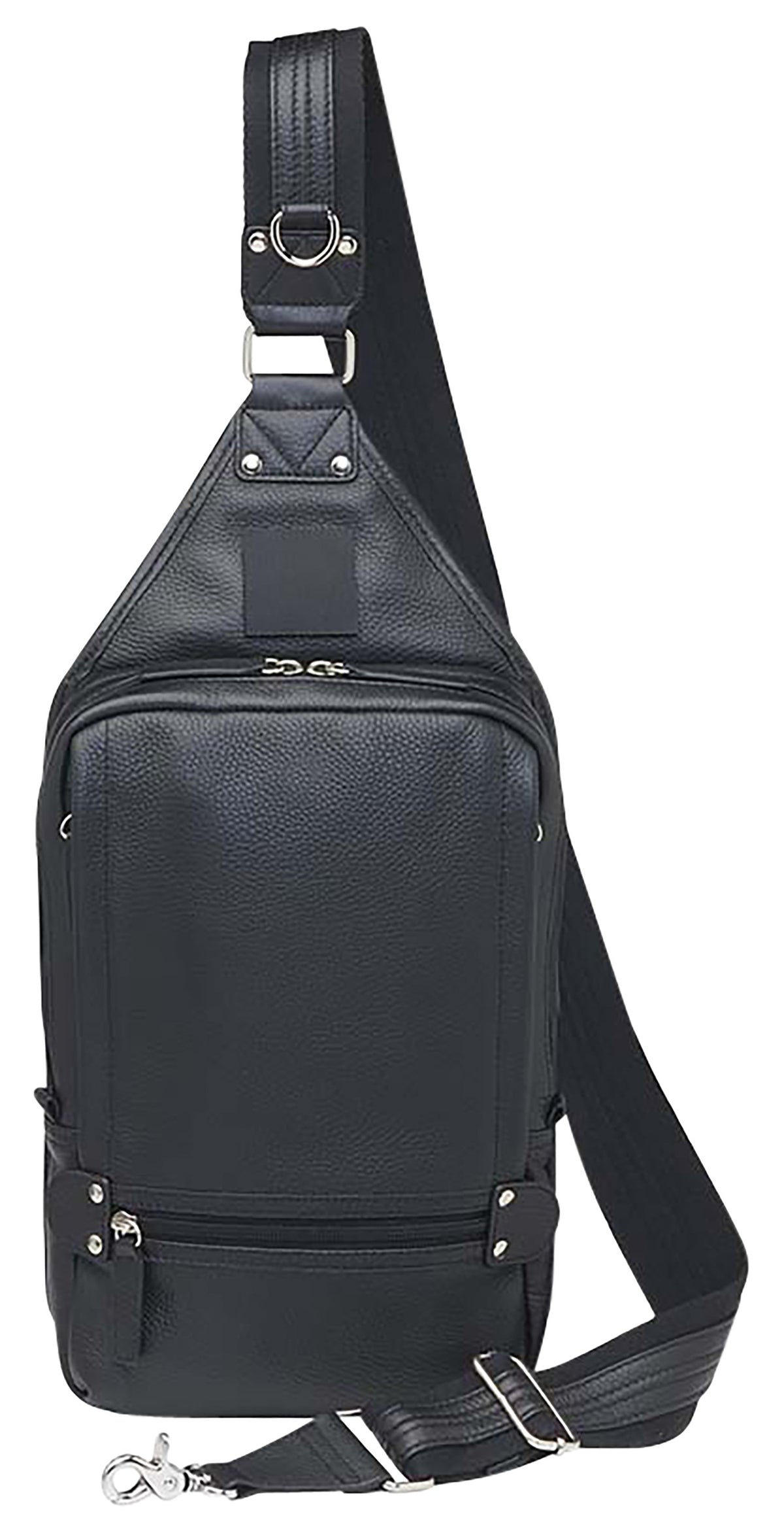 Gun Tote'n Mamas GTM108BK Black Leather Sling Backpack with Standard Holster