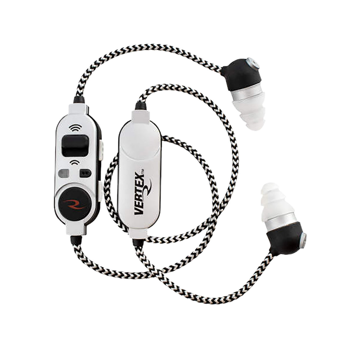 Radians VX-BTAC10 Vertex Electronic Hearing Protection Earbuds 25 dB In The Ear Black/Gray