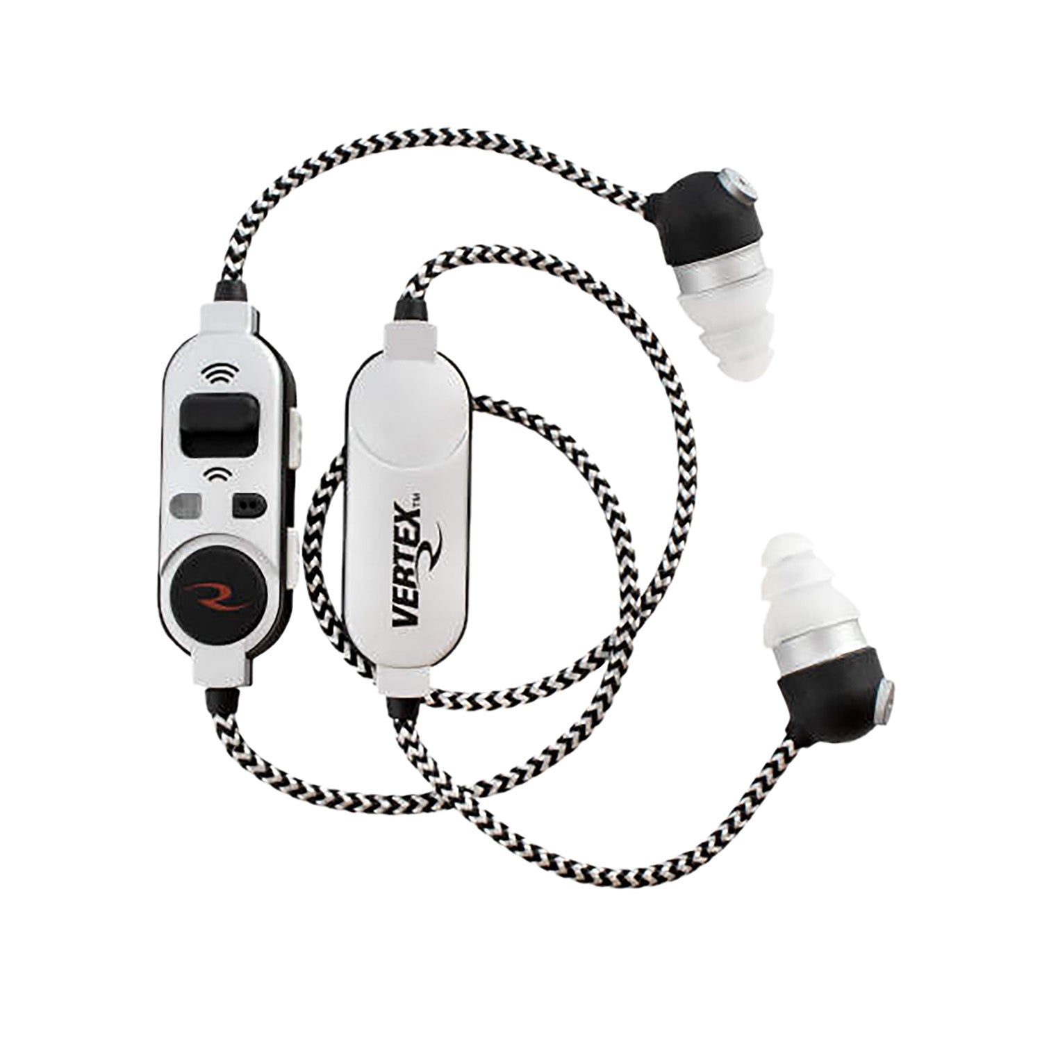 Radians VX-BTAC10 Vertex Electronic Hearing Protection Earbuds 25 dB In The Ear Black/Gray