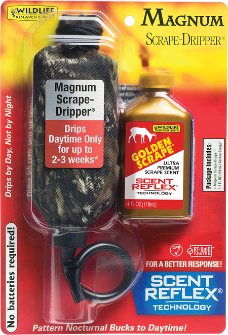 Wildlife Research 386 Magnum Scrape-Dripper Golden Combo Deer Scent Dripper 4 oz