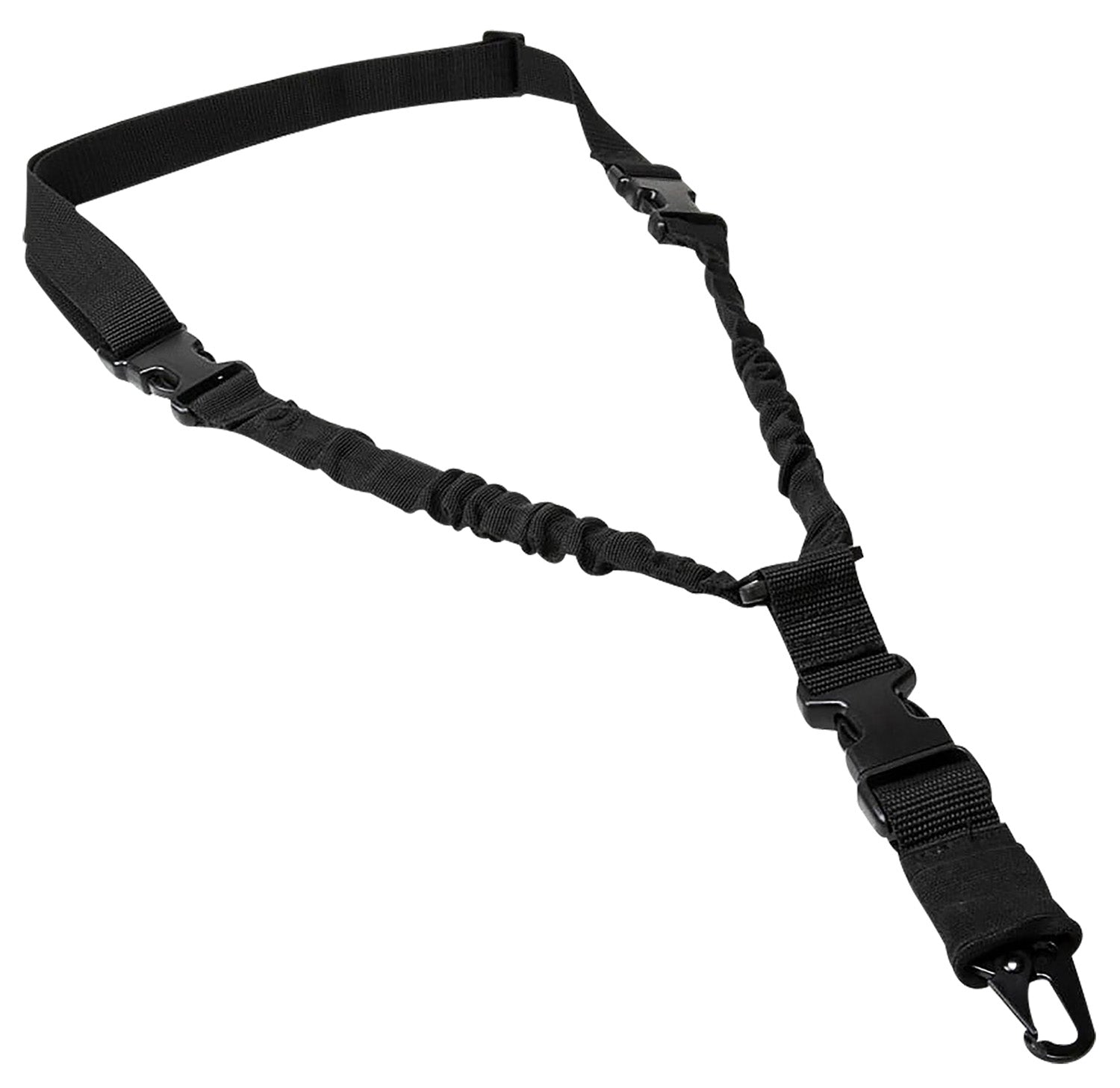 NcStar Deluxe Single Point Bungee Sling Black Nylon 30-38"