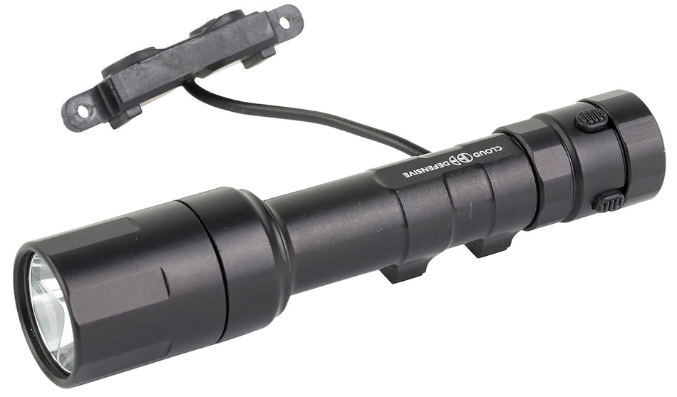 Cloud Defensive CD2109DFSBLK REIN 3.0 Weapon Light Black 1250 Lumens White LED 18650/CR123