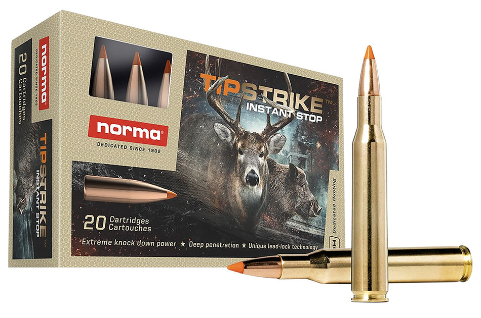 Norma 20169292 Dedicated Hunting Tipstrike Polymer Tip PT 140 Grain .270 Winchester