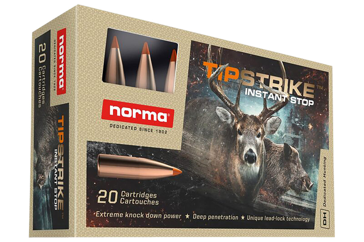 Norma 20174352 Dedicated Hunting Tipstrike Polymer Tip PT 170 Grain .308 Win / 7.62x51mm