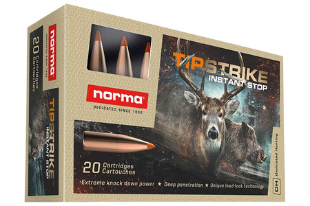 Norma 20174352 Dedicated Hunting Tipstrike Polymer Tip PT 170 Grain .308 Win / 7.62x51mm