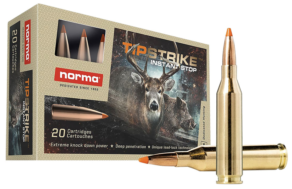 Norma 20160052 Dedicated Hunting Tipstrike Polymer Tip PT 76 Grain .243 Winchester