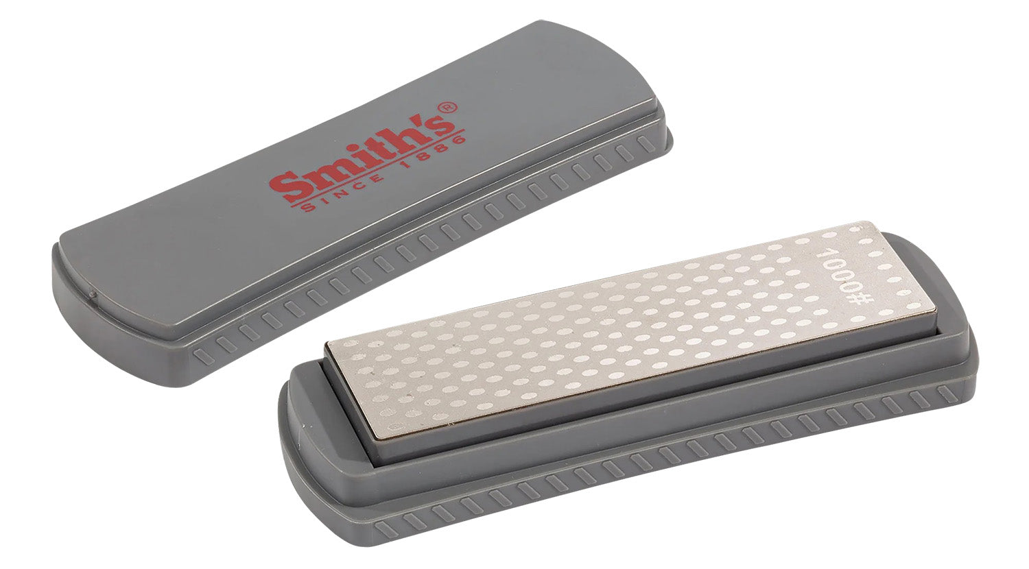 Smiths Products 51312 DualGrit Double-Sided 6" Diamond Sharpening Stone Medium/Fine Gray