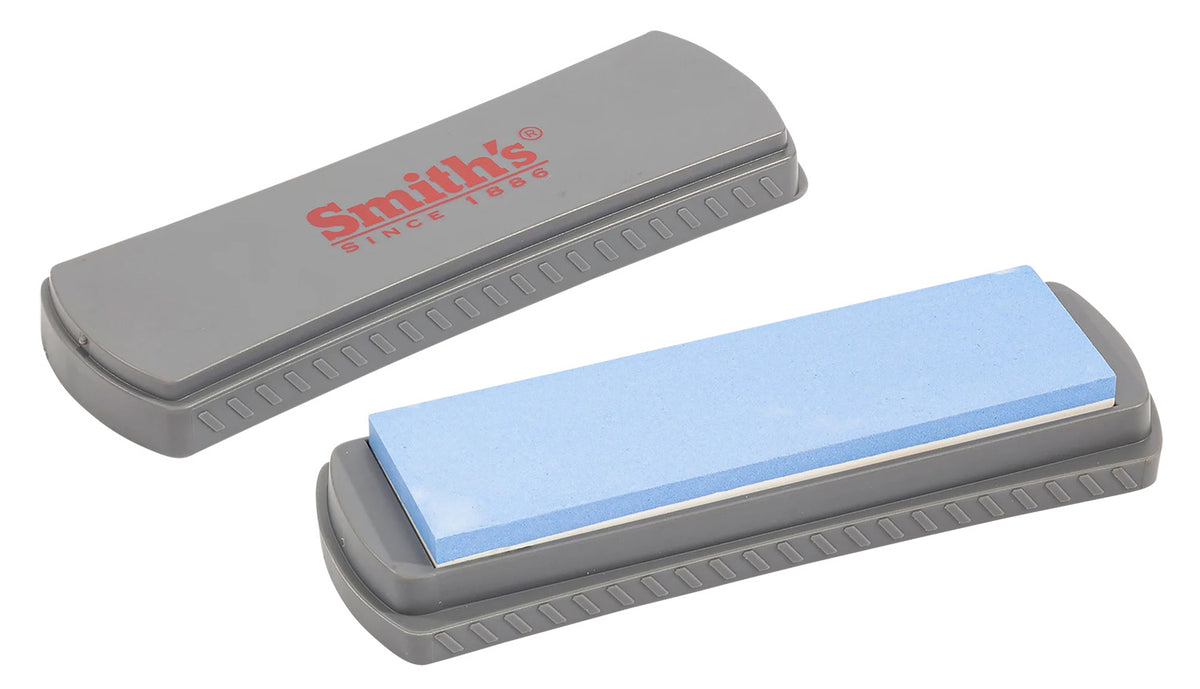 Smiths Products 51314 DualGrit Double-Sided 6" Whetstone Knife Sharpener 400/1000 Grit Medium Gray