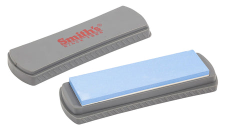 Smiths Products 51314 DualGrit Double-Sided 6" Whetstone Knife Sharpener 400/1000 Grit Medium Gray