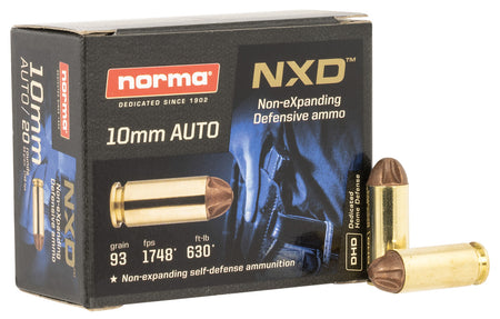 Norma Self Defense 10mm Auto 93 gr Solid ammo