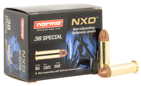 Norma 611240020 Self Defense NXD  38 Grain .38 Special