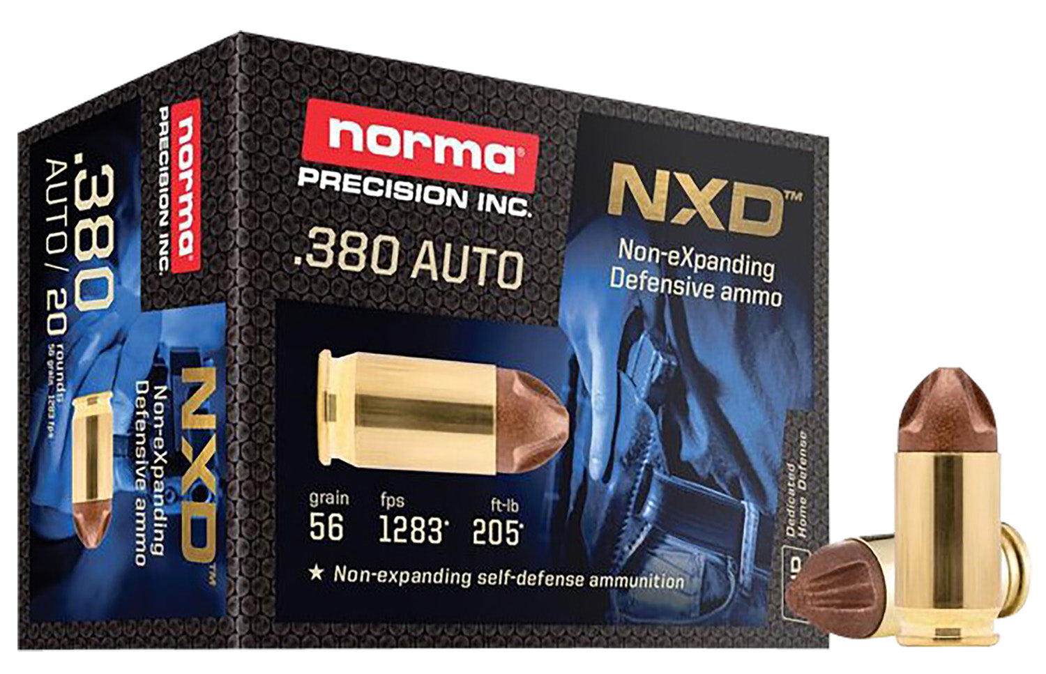 Norma 611040020 Self Defense NXD  56 Grain .380 ACP/Auto