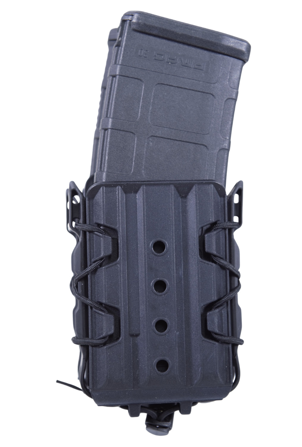 High Speed Gear X2R TACO V2 Double Rifle Mag Pouch Black Polymer Belt Clip MOLLE