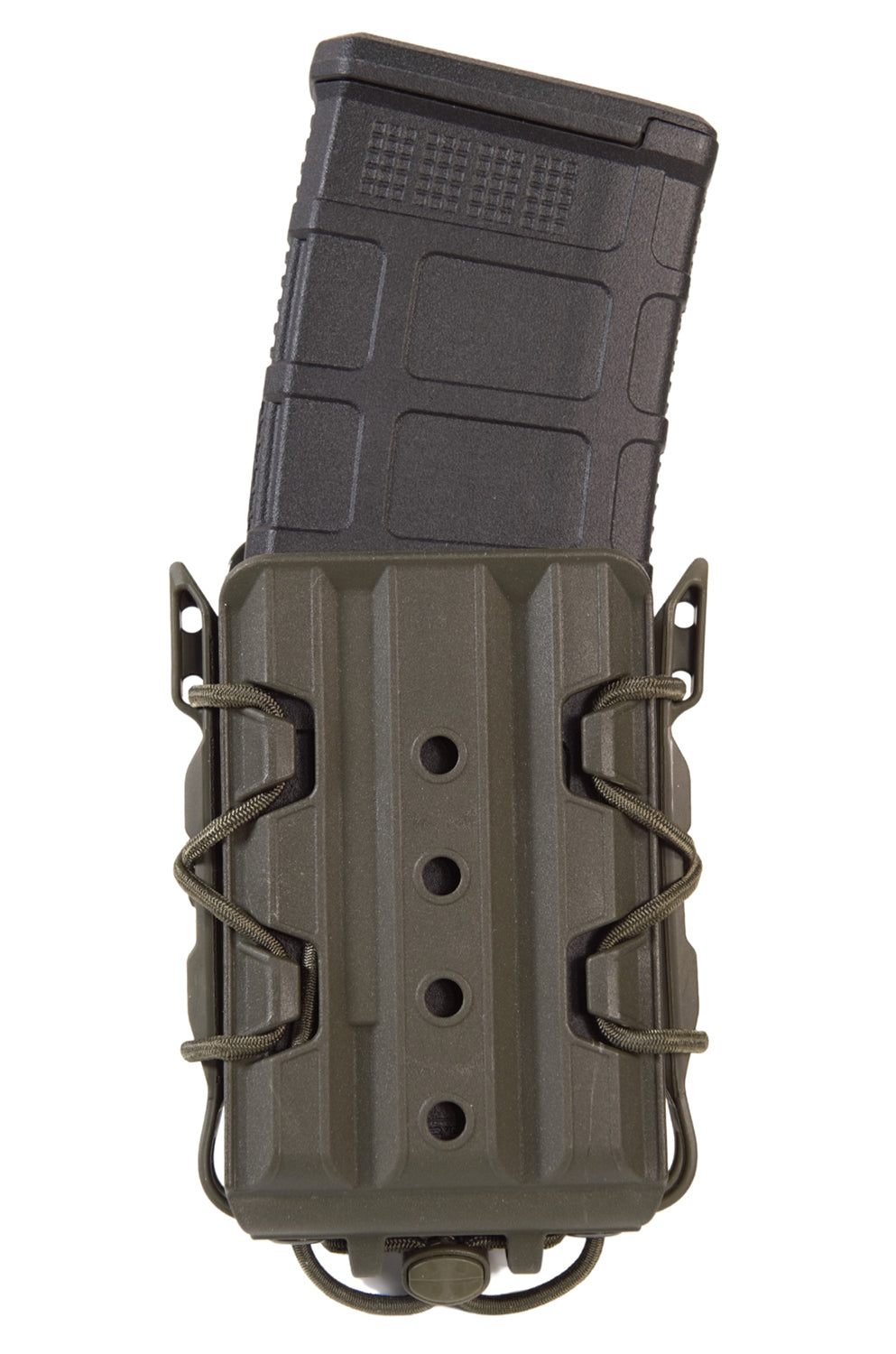 High Speed Gear TACO V2 Rifle Mag Pouch OD Green Polymer 2" Belt Clip MOLLE U-Mount