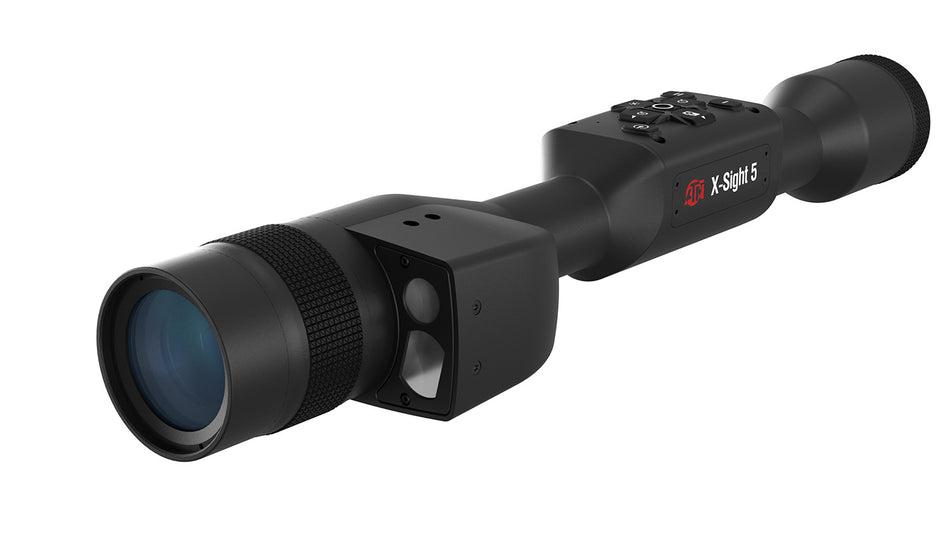 ATN X-Sight 5 LRF Night Vision Rifle Scope Black 3-15x 30mm Gen 5 Mil Dot Reticle