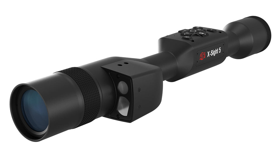 ATN X-Sight 5 LRF Night Vision Rifle Scope Black 5-25x 30mm Gen 5 Mil Dot Reticle
