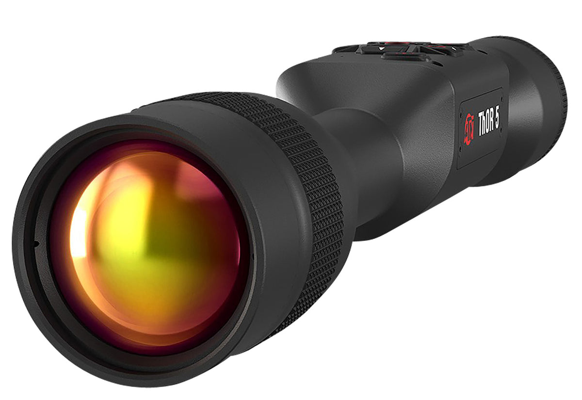 ATN Thor 5 640 Thermal Rifle Scope Black 4-32x 640x480 60fps Smart Mil Dot Reticle