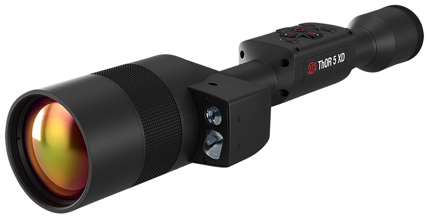 ATN Thor 5 XD LRF Thermal Rifle Scope 3-30x Smart Mil Dot Reticle 1280x1024 12 Micron 60fps Black