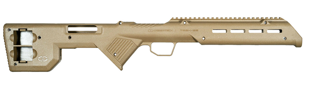 Desert Tech Trek-22 Rifle Chassis Flat Dark Earth Fixed Bullpup Polymer Fits Ruger 10/22 26.75" OAL